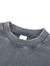 Mystic Maiden - Snow Washed Raw Edge Cropped Sweatshirt